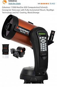 Serious Telescope for serious Beginners (image credit Amazon)