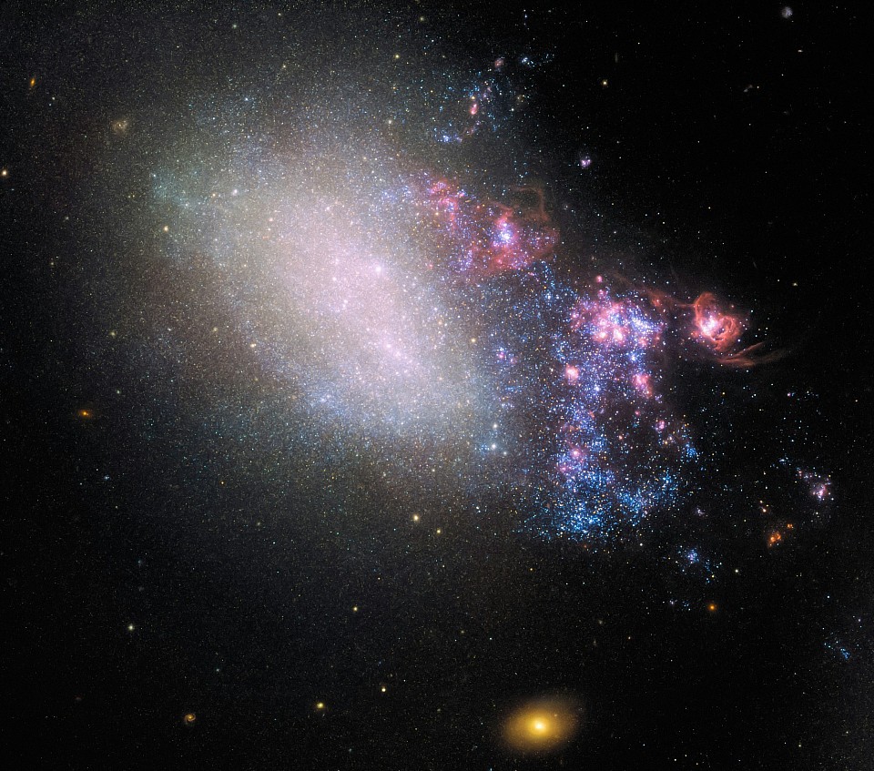 The universe with galaxies star clusters and Nicola (image credit Unsplash)