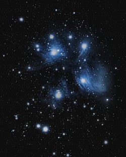 Stunning Pleiades (M45) extra special through binoculars or telescope (image credit Unsplash)
