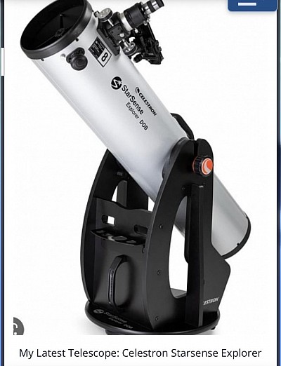 My Latest Telescope: Celestron Starsense Explorer