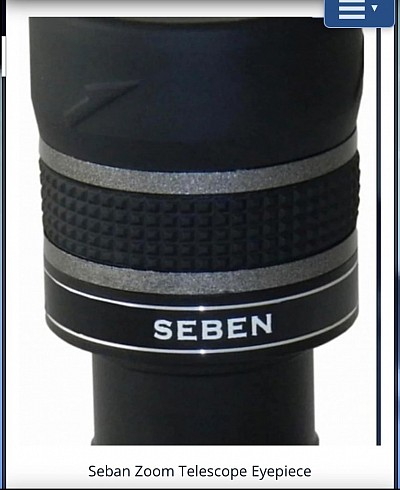 Seban Zoom Telescope Eyepiece easier choice for the astronomy beginner (image credit Amazon)