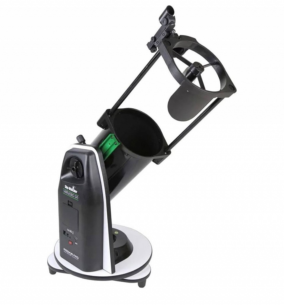 Sky‑Watcher Virtuoso GTi 150mm GoTo Reflector Telescope – compact tabletop design with collapsible tube and Wi-Fi controlled mount.  Image credit: Amazon UK