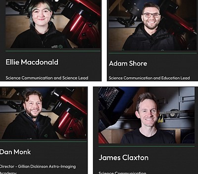 A warm welcom from the knowledgable Kielder Staff (image credit Kielder Observatory)