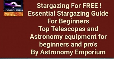 Astronomy emporium billboard everything you need to get started in astronomy ( image credit chatGPT)